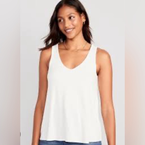 Old Navy V-Neck Sleeveless Shirt Large - Picture 1 of 4